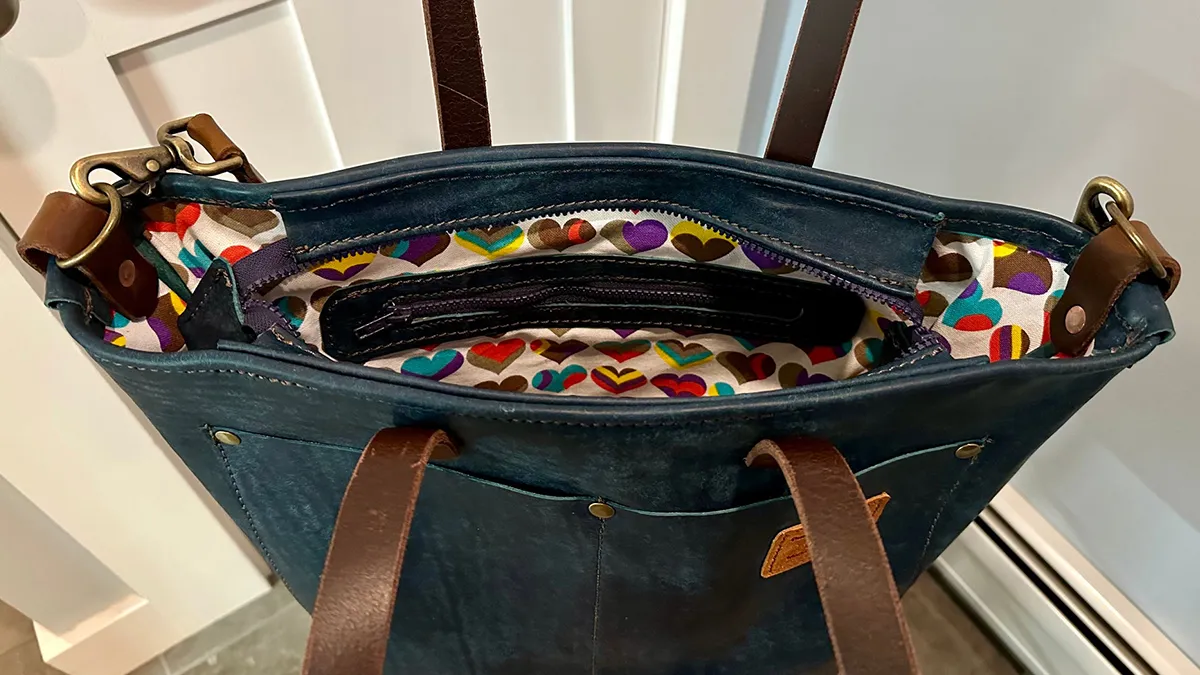 how to make a lined tote bag