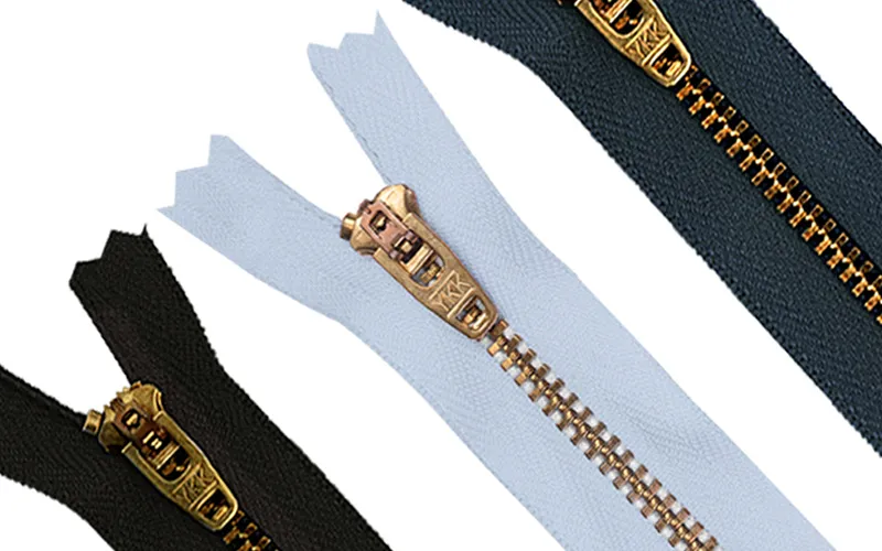 metal zipper