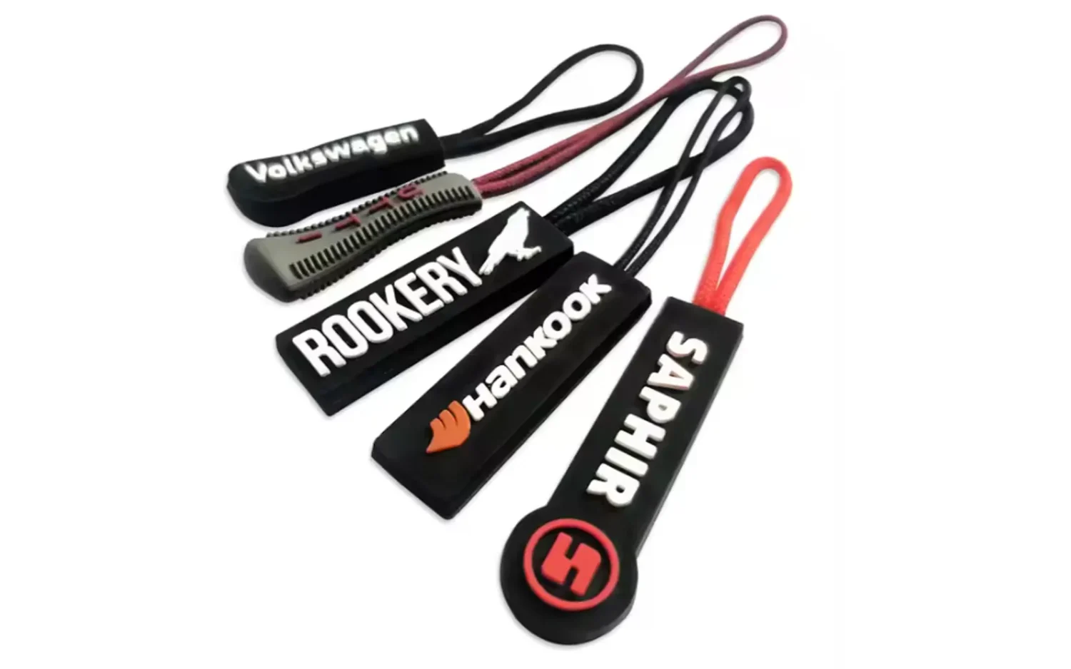 pvc zipper pulls