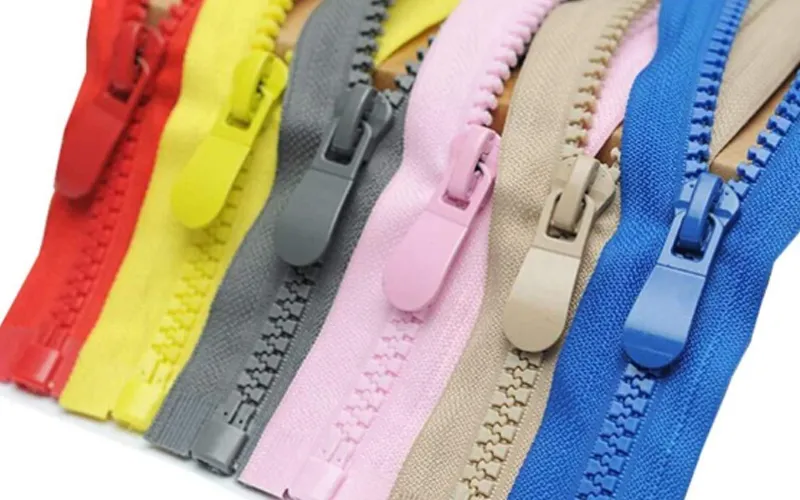 resin zipper