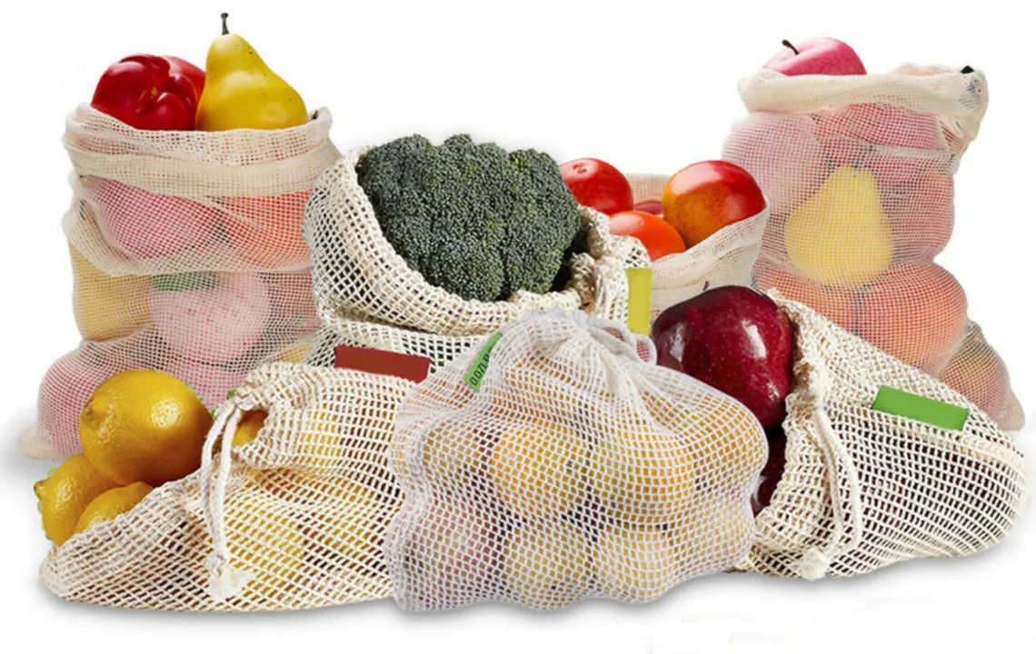 are mesh bags good for storing vegetables