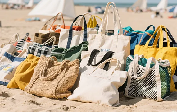 beach bags material