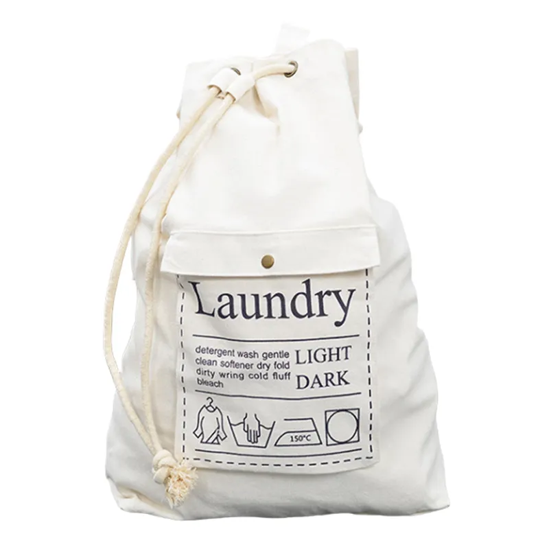 canvas laundry bag