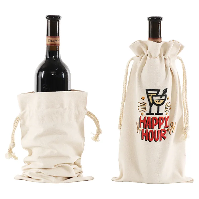 canvas wine tote bags