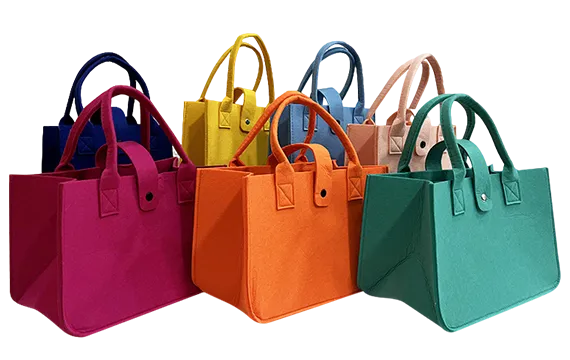 custom felt bags