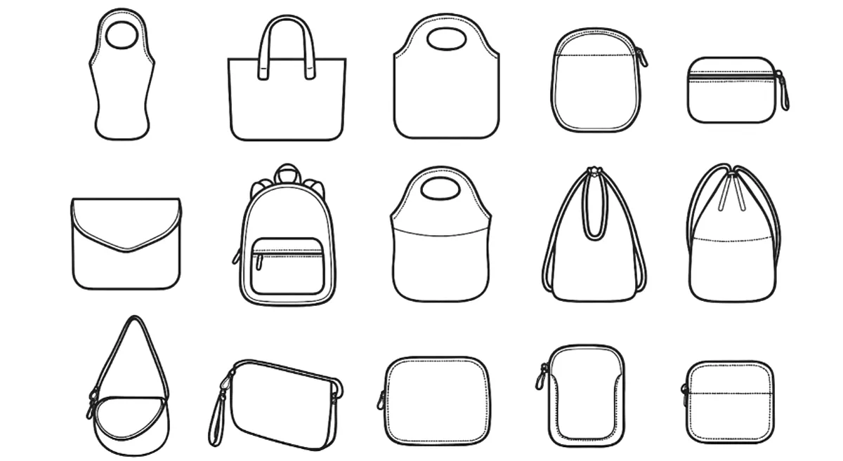 custom neoprene bags style