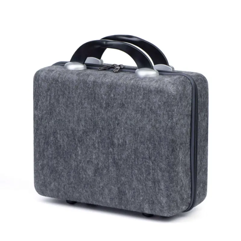 felt cosmetic bag