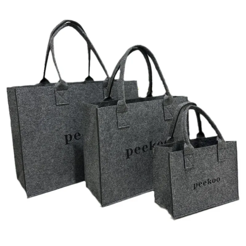 felt tote bag