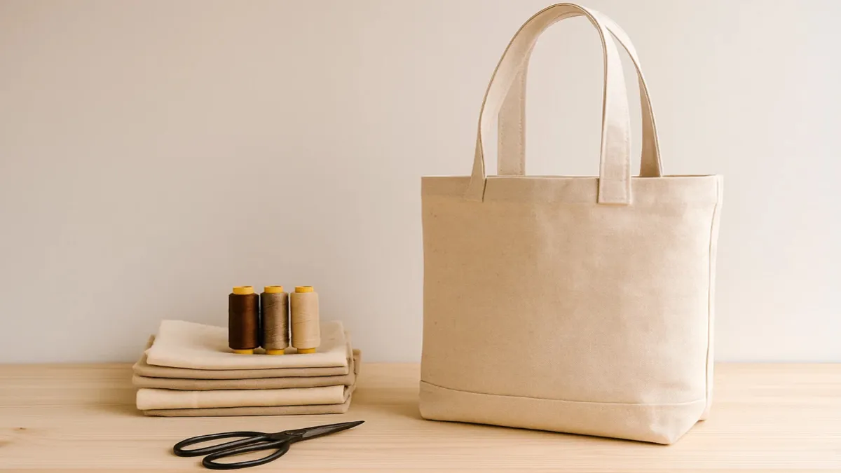 how to make tote bag with flat bottom