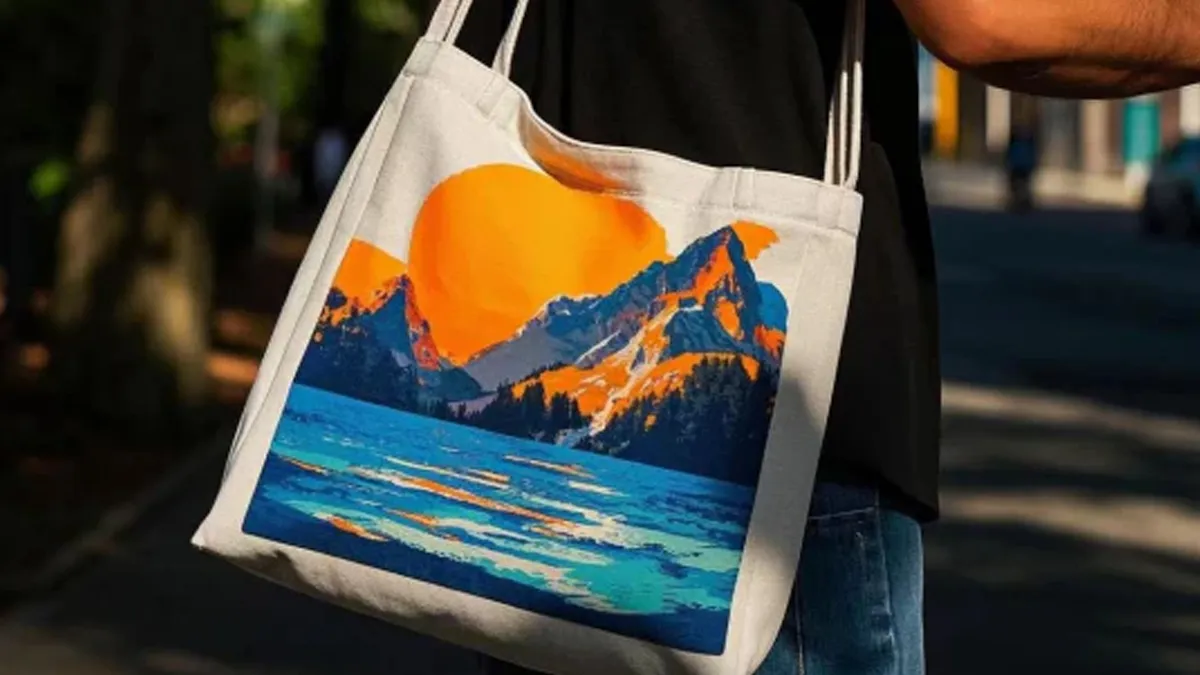 how to sublimate on canvas tote bags