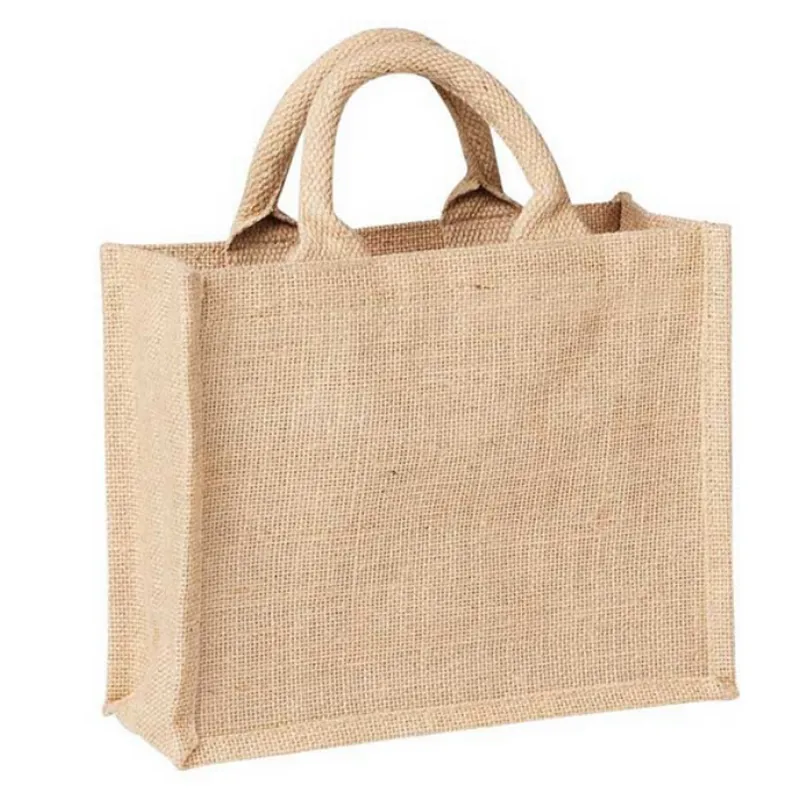 jute beach tote bag