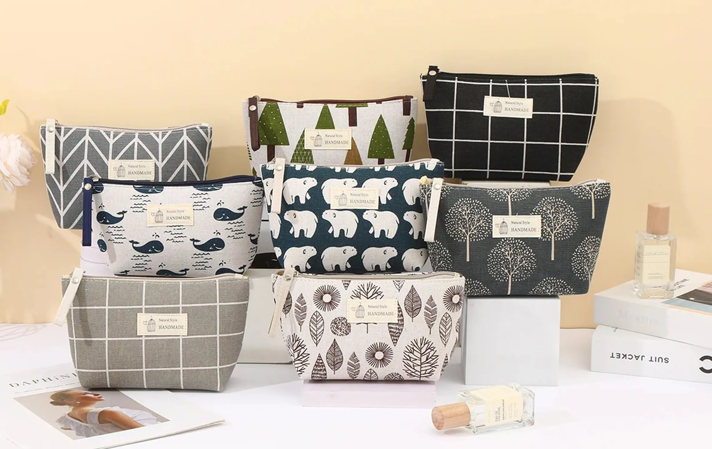 makeup bags size