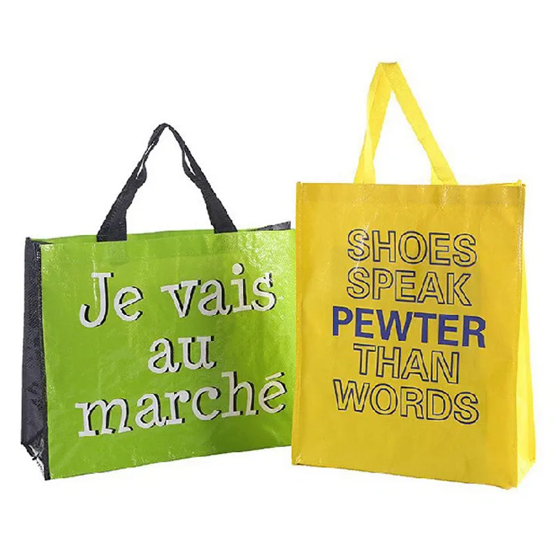 pp laminated woven tote bag