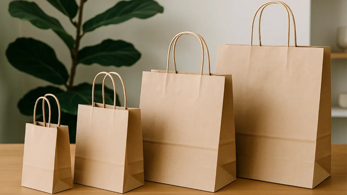 shopping bag size
