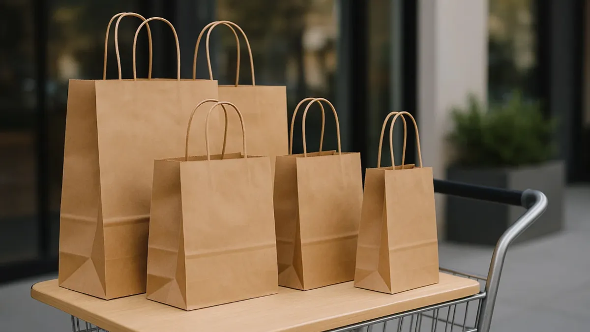 shopping bags size