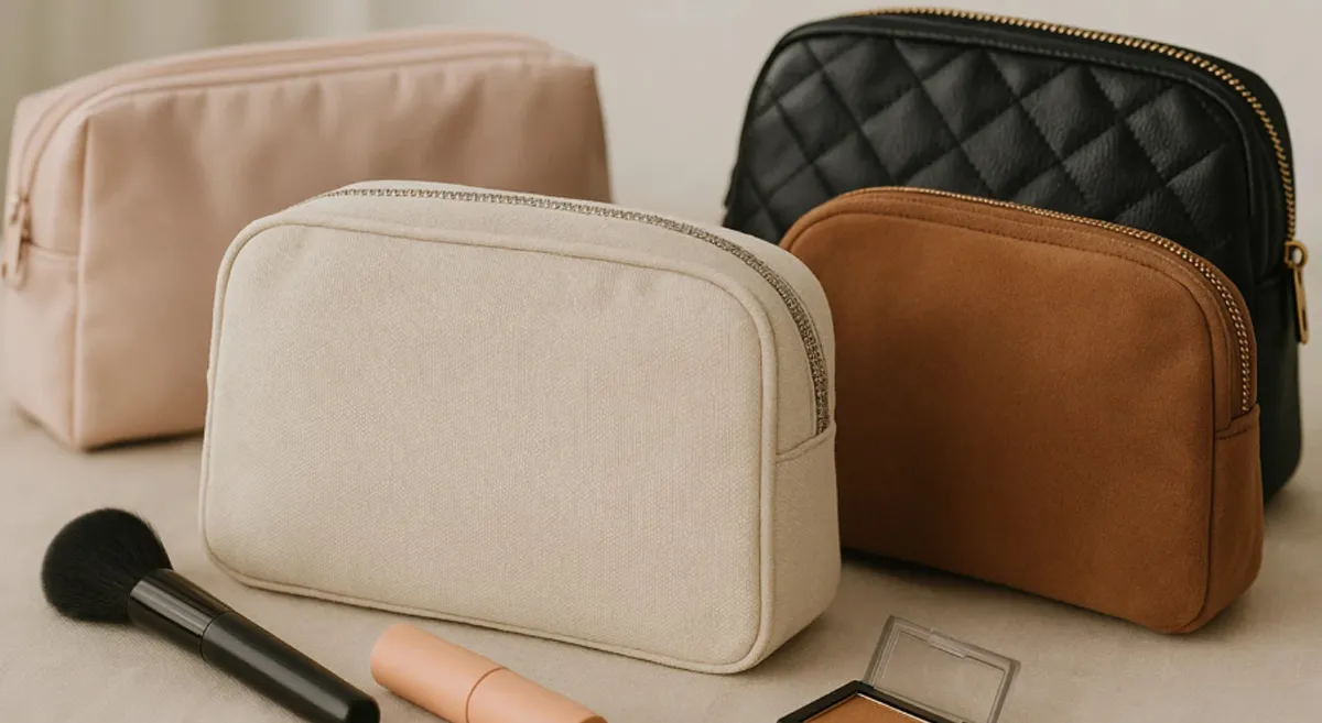 the most common makeup bag materials