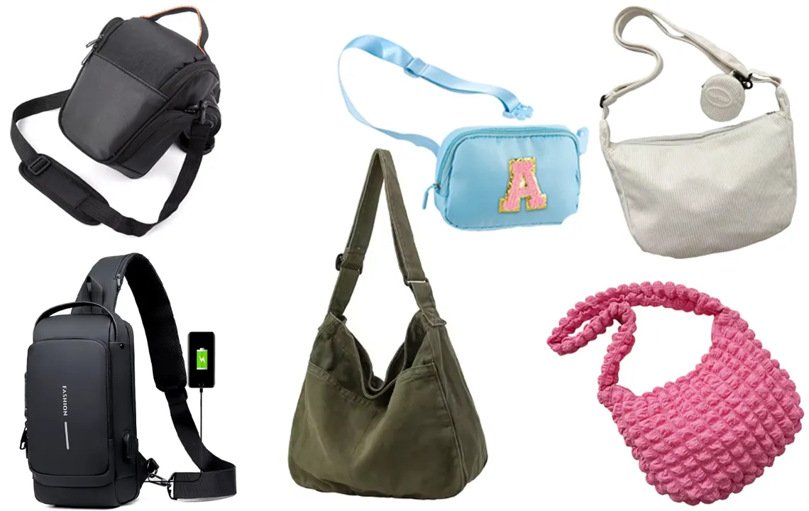 types of custom crossbody bags