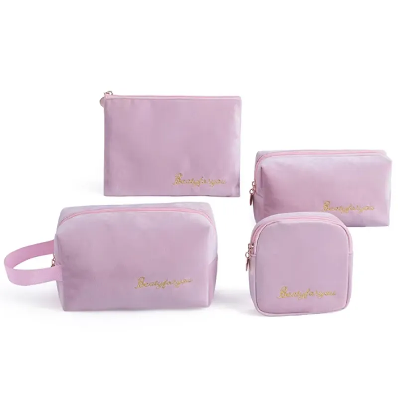 velvet makeup bag