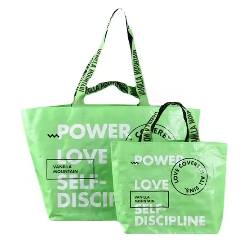woven shopping bag