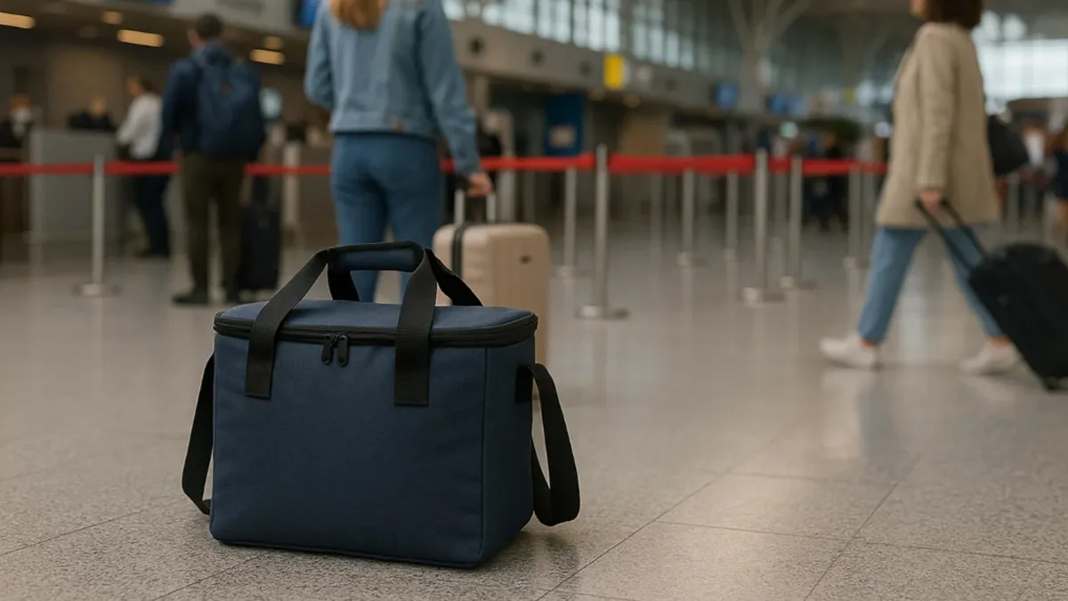 are cooler bags allowed on planes
