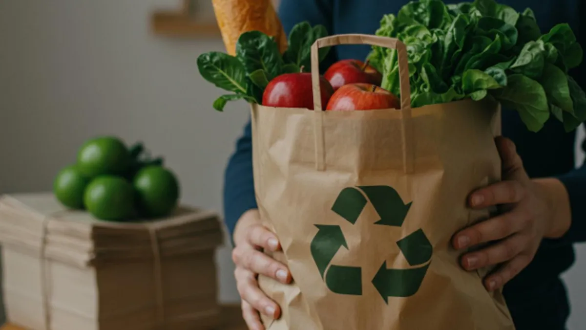 are paper grocery bags recyclable