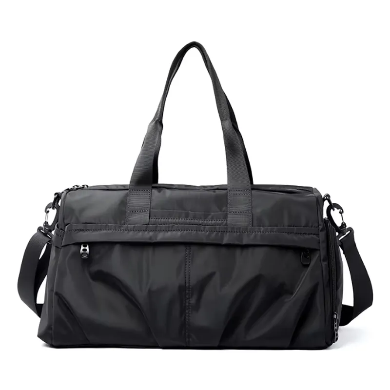 black gym tote bag