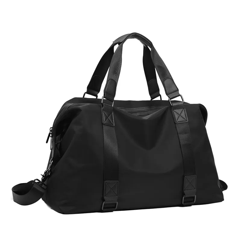 black waterproof tote bag