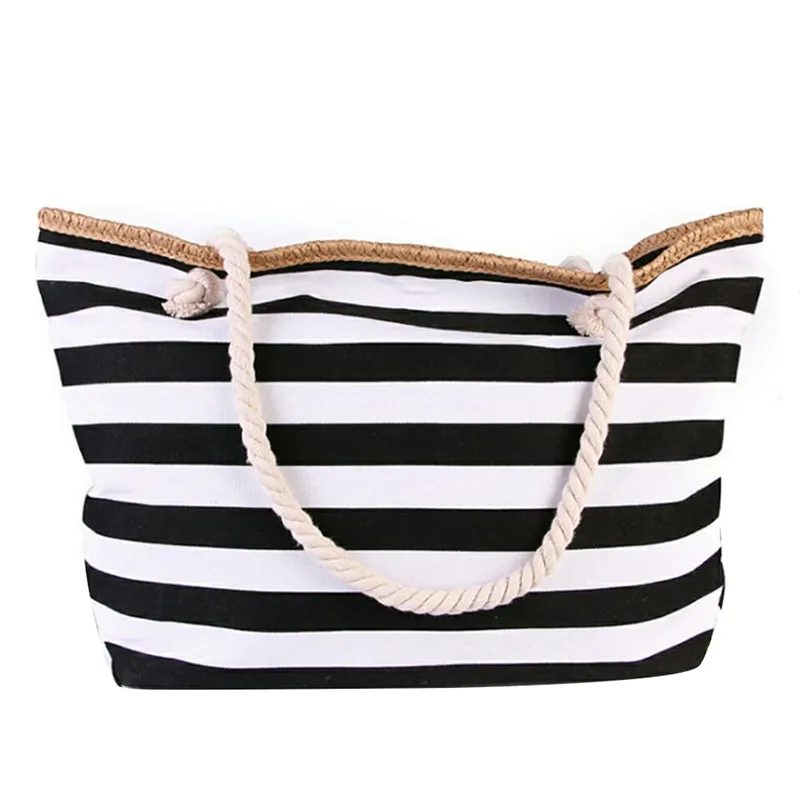 cnavas beach bag