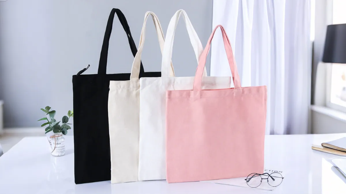 custom canvas grocery bags manufacturer supplier in china