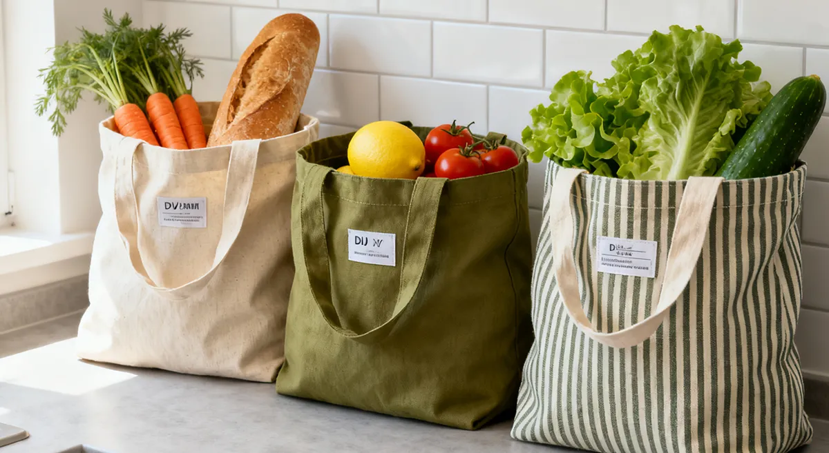 diy canvas grocery bag