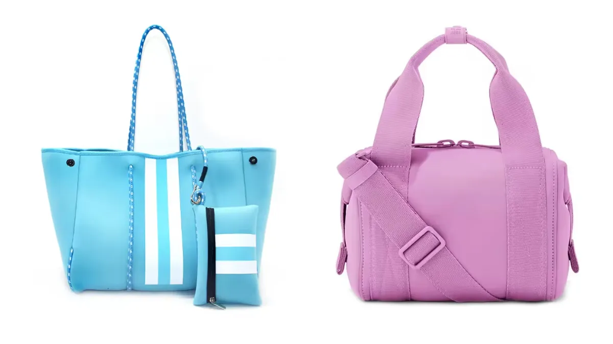 fashionable neoprene bags