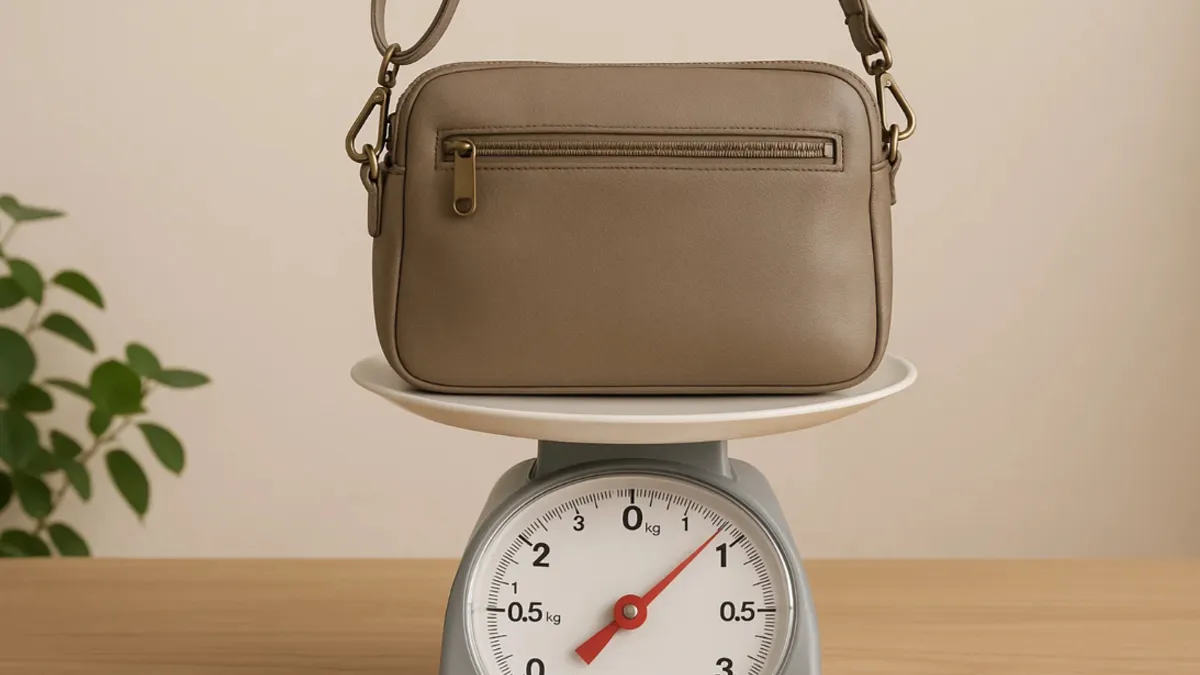 how much does a crossbody bag weigh