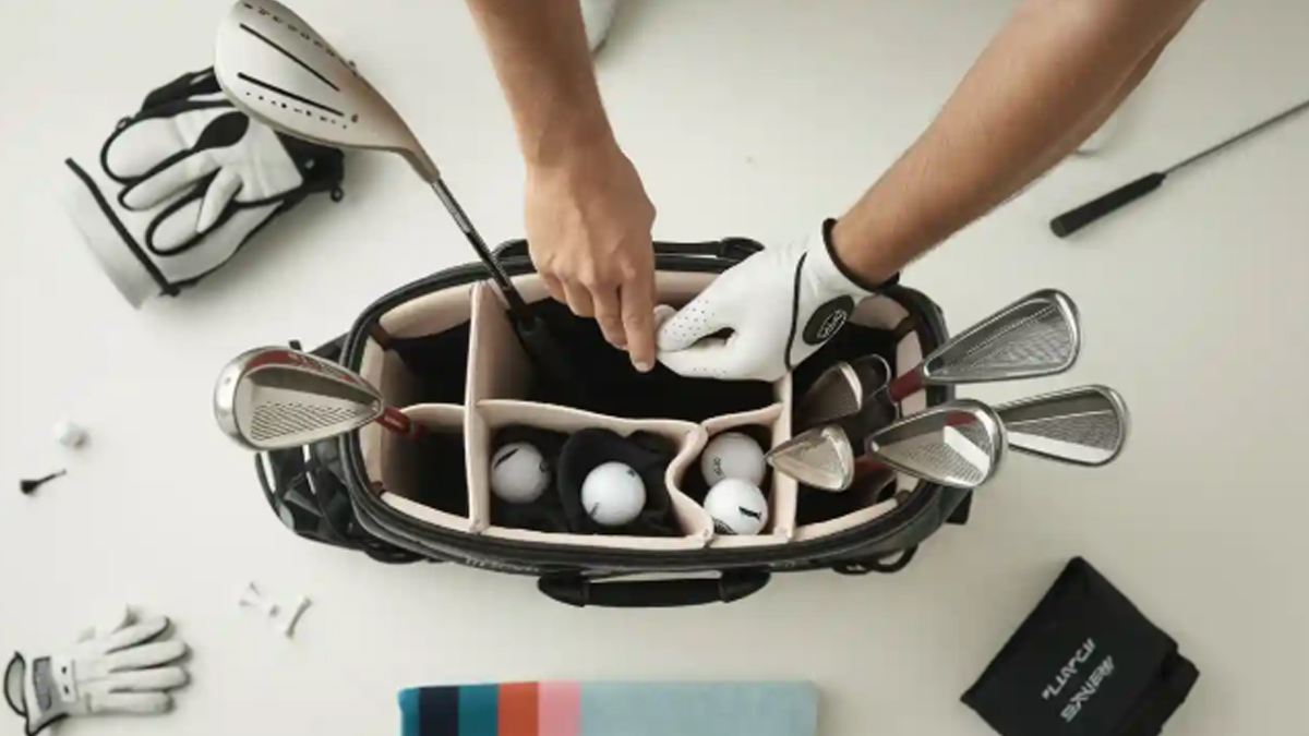 how to organize golf bag