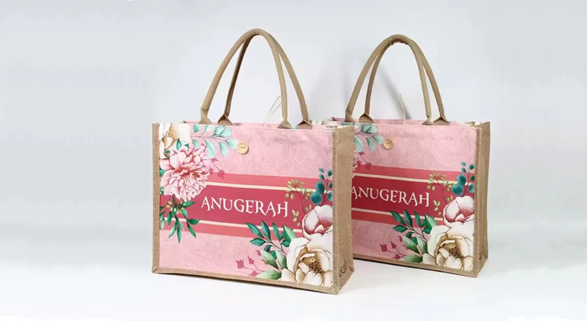 how to print on jute bags