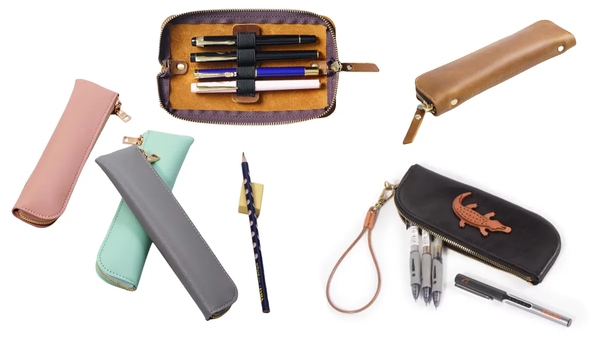leather pencil cases