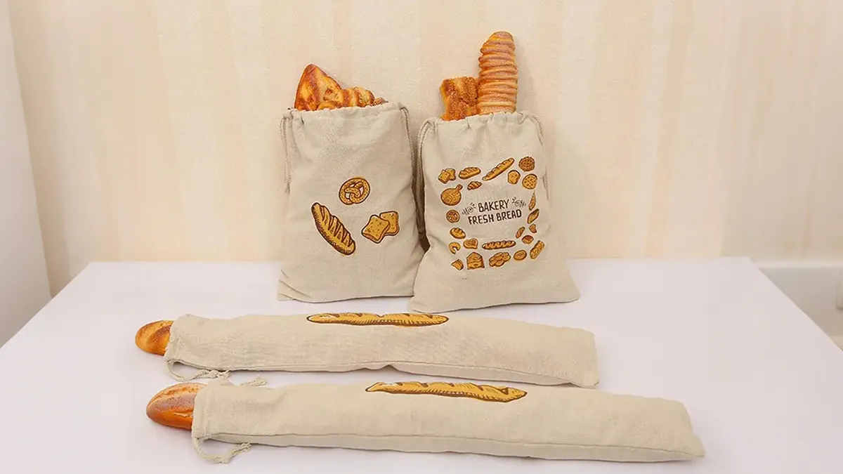 linen bags for bread storage