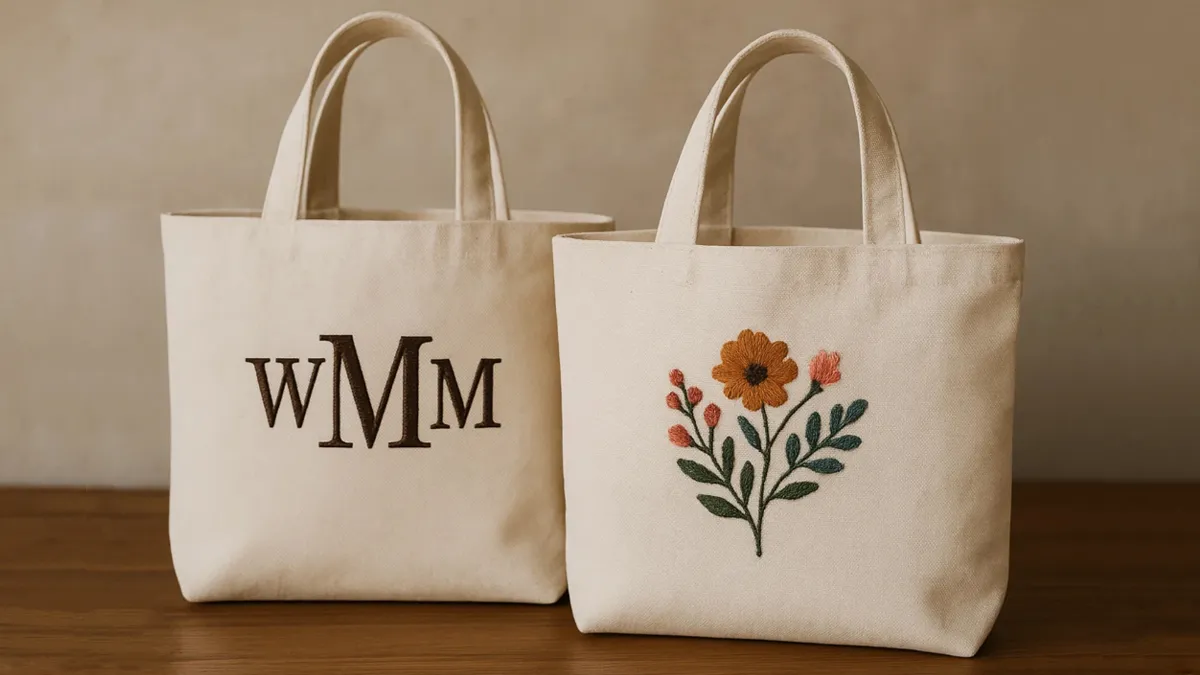 monogram vs embroidery what is the difference