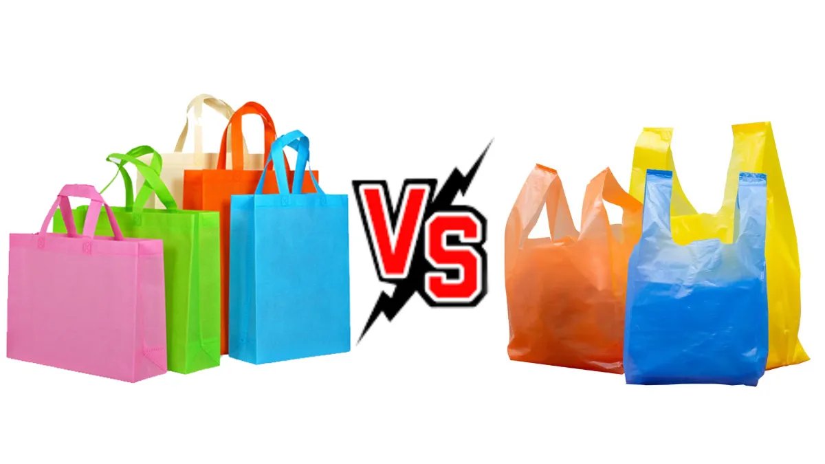 non woven bags vs plastic bags