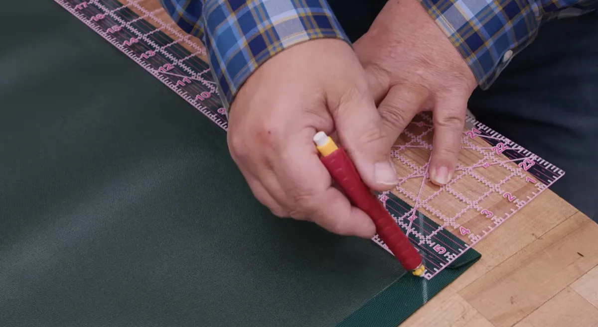 roll up tool bag measure cut