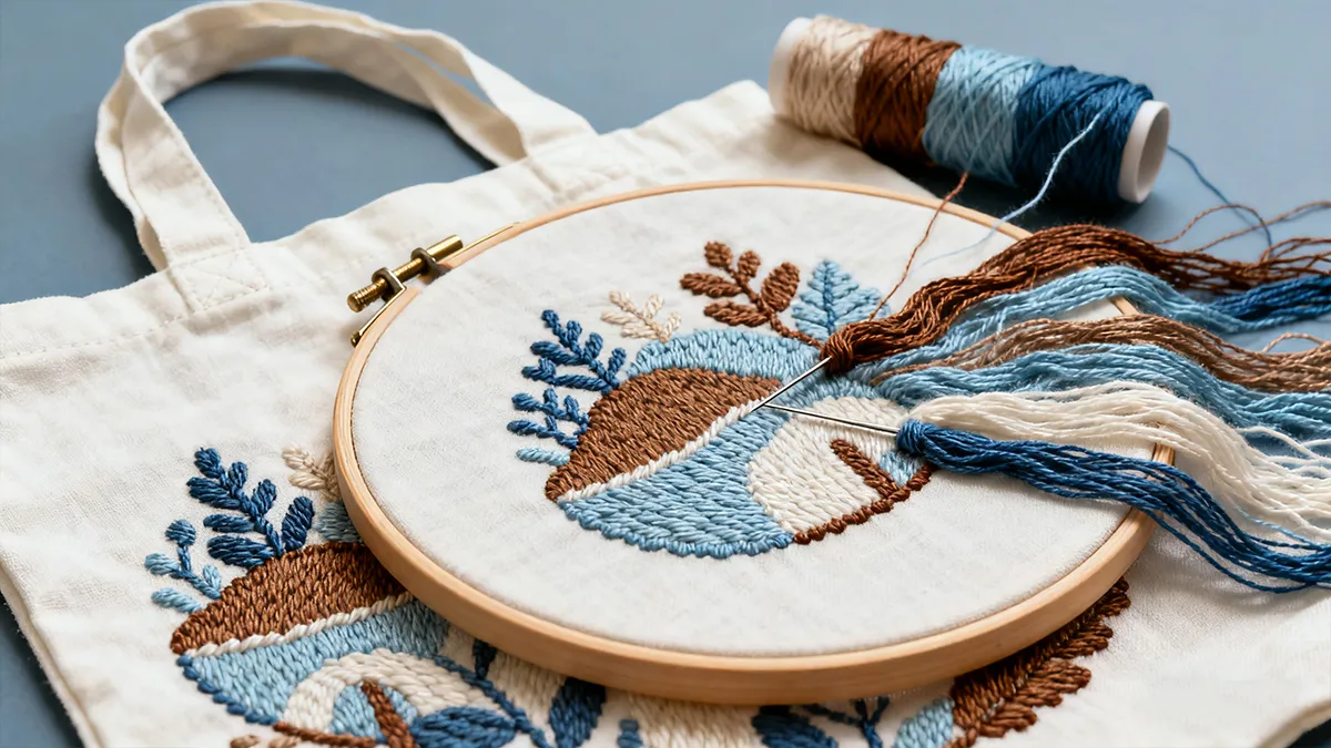 tote bag embroidery ideas