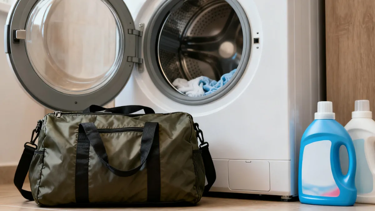 can i wash nylon bag in washing machine