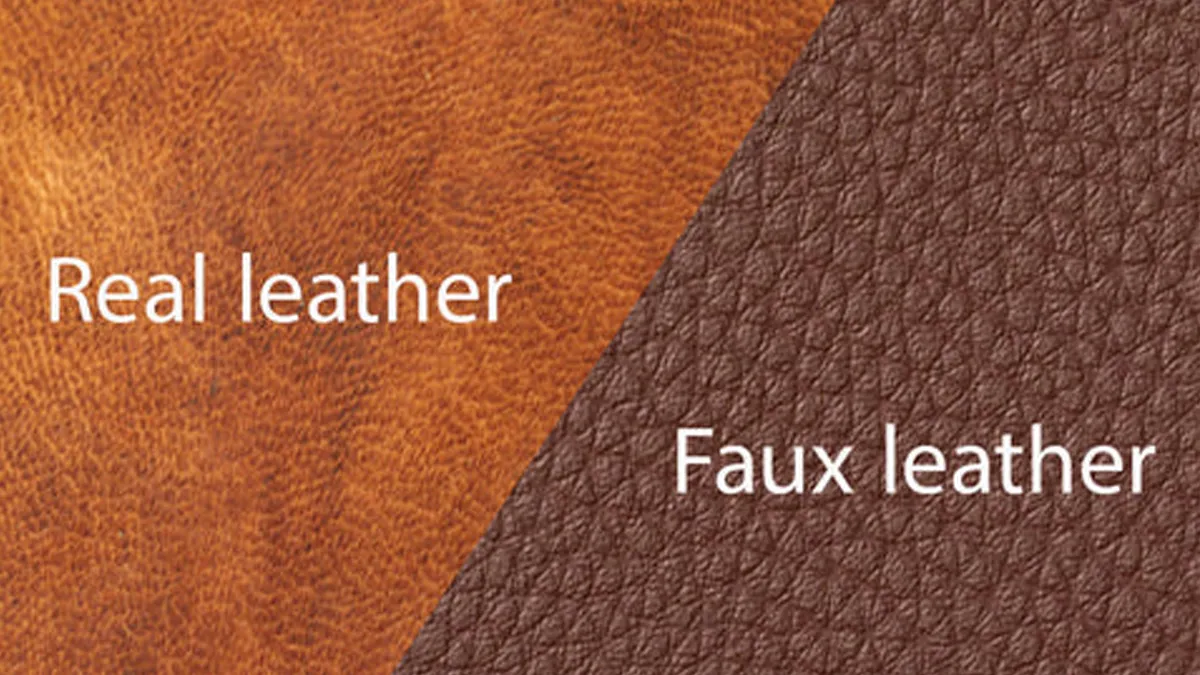 faux leather vs real leather