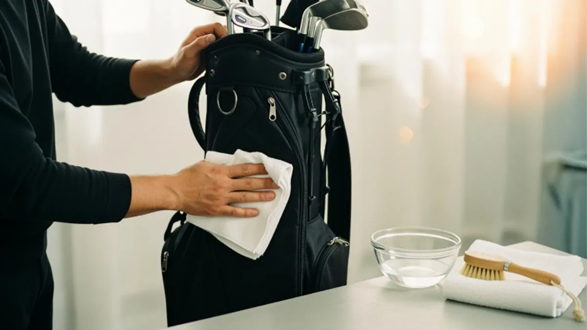 how to clean nylon golf bag safely and effectively