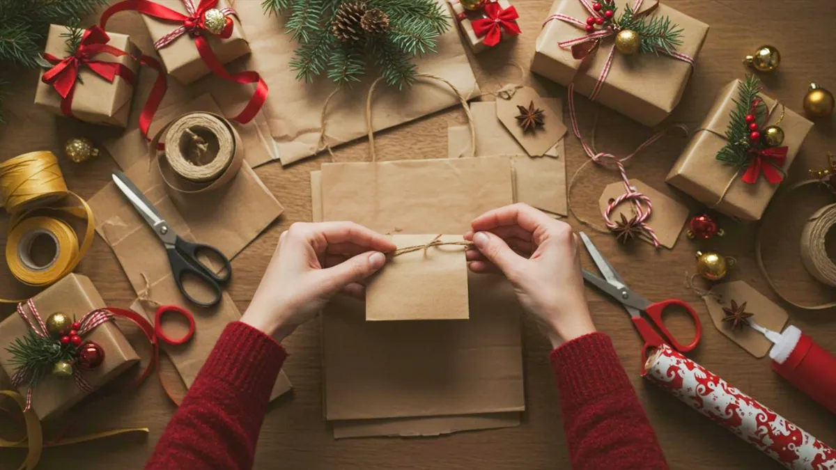 how to make christmas gift bags
