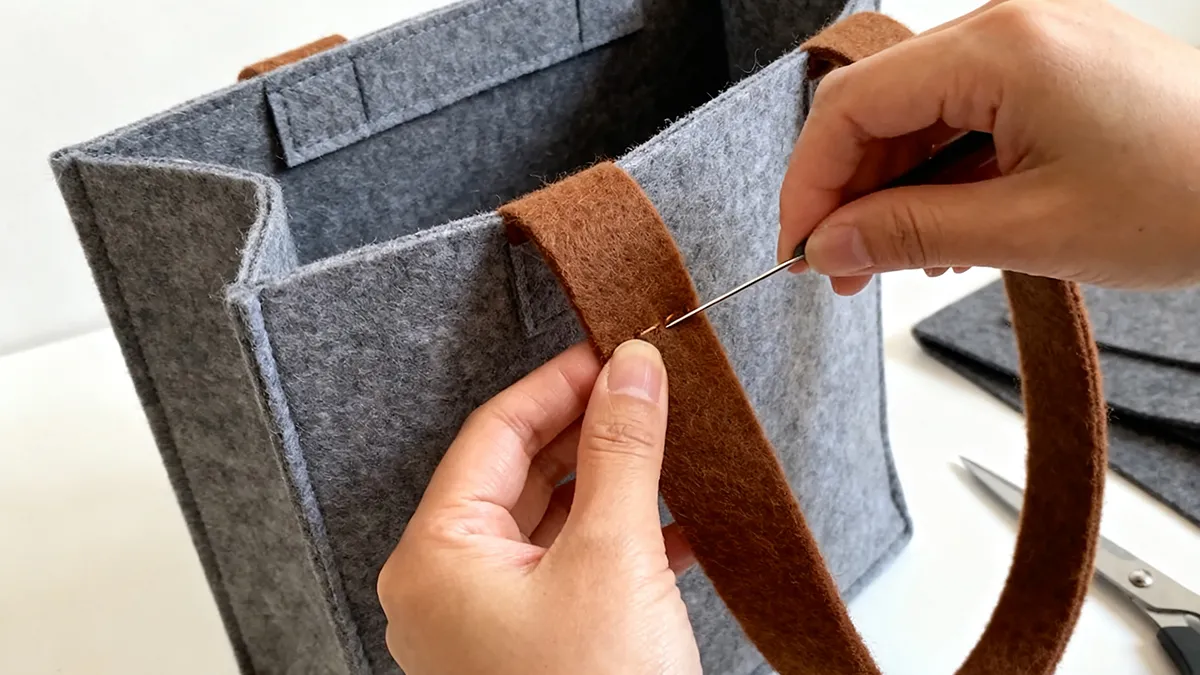 how to make felt bags