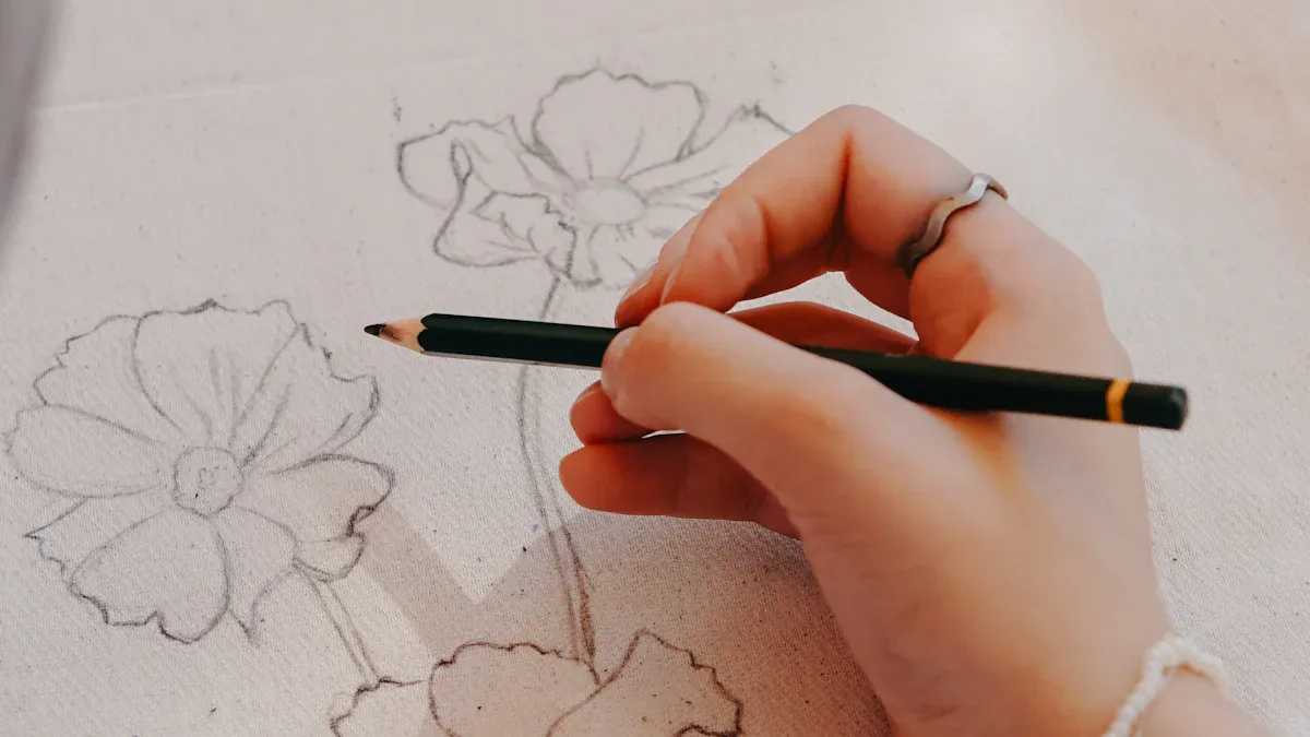 how to paint jute bags step by step