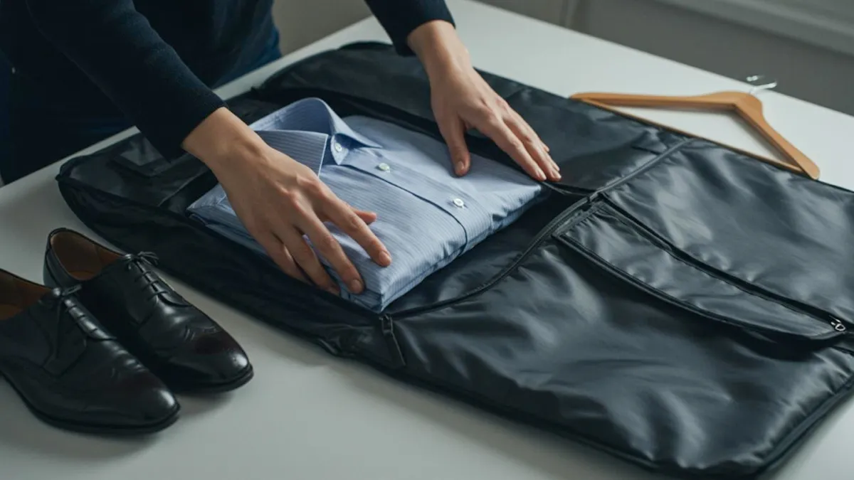 how to use a garment bag