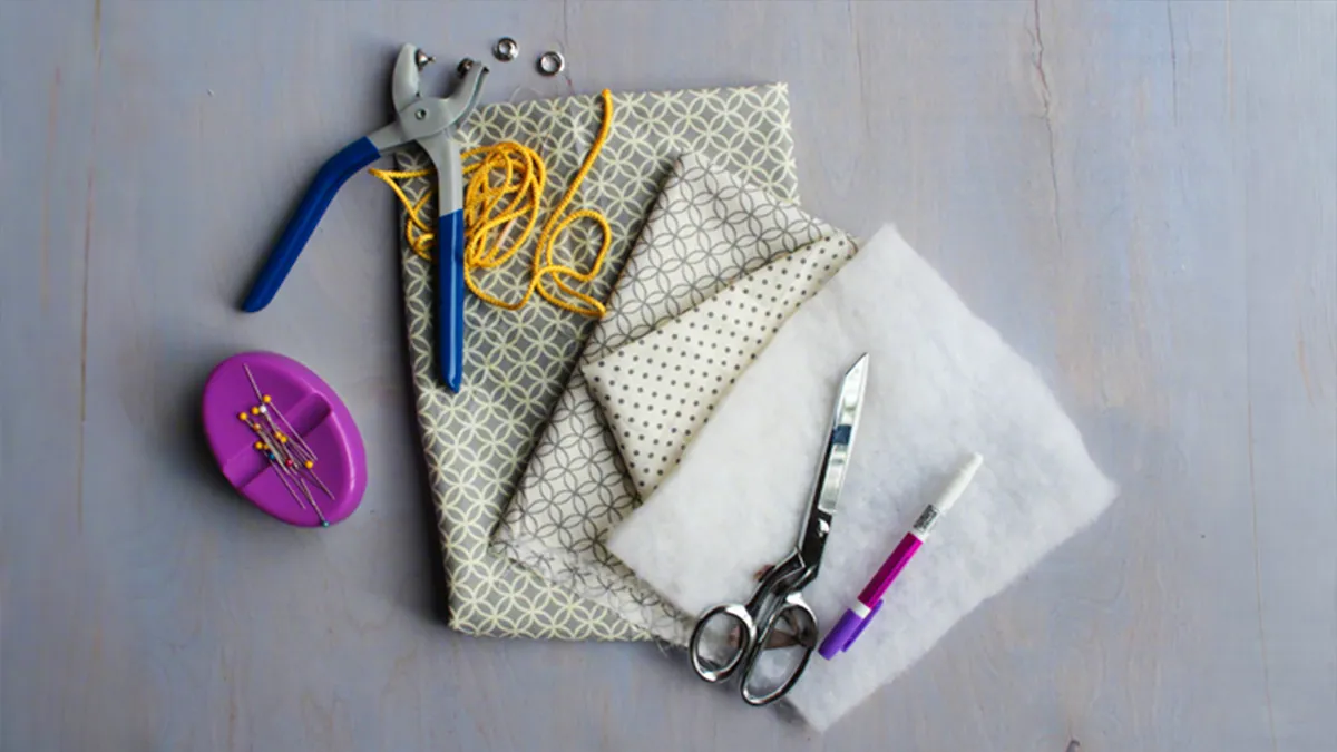 make jewelry drawstring bags materials and tools