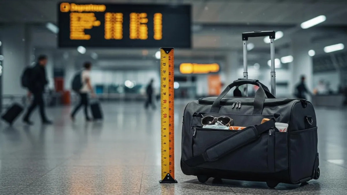 rolling duffle bag carry on size