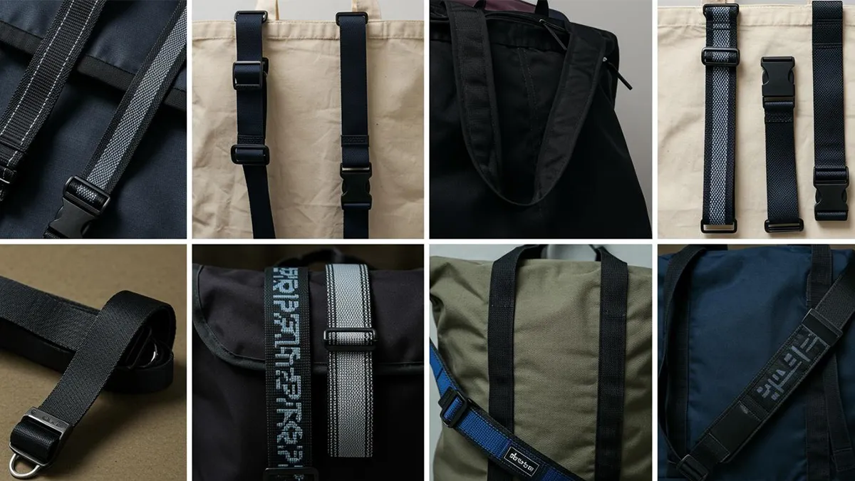 understanding different webbing straps for bags types uses